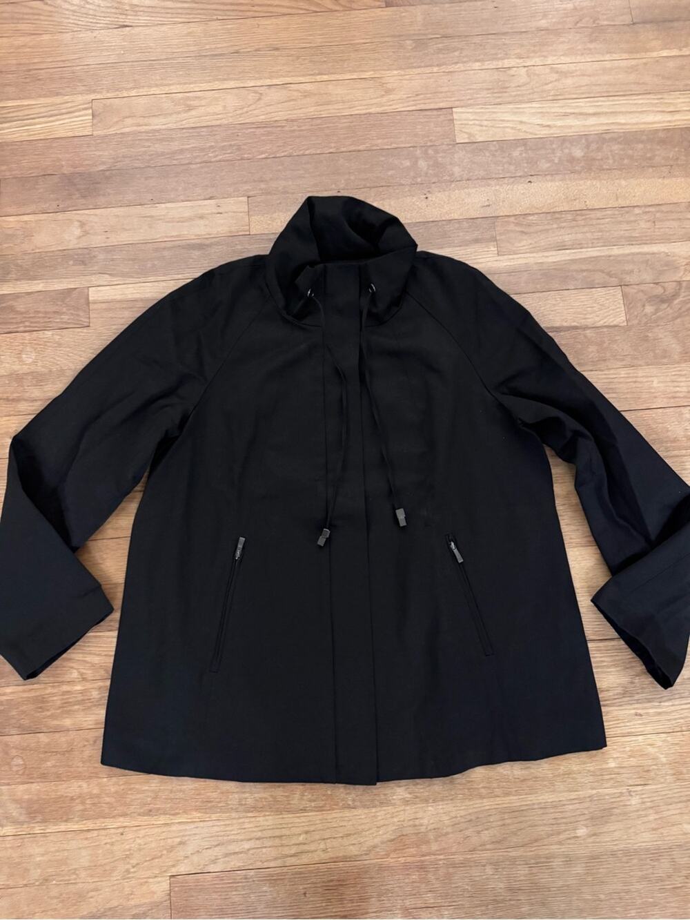 Dennis by Dennis Basso Women's Black Full Zip Jacket - Size XS
b20